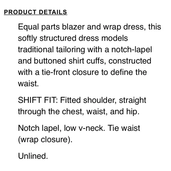 Banana Republic Red Blazer Dress size M NWT - Picture 4 of 7